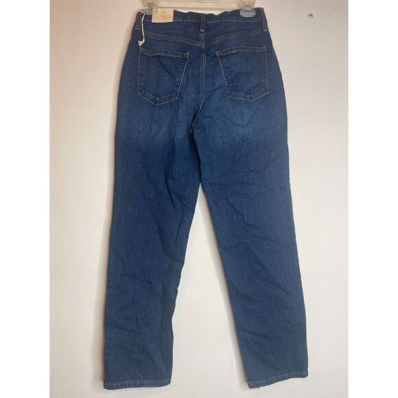Universal Thread Womens Denim High Rise Slim Jeans Straight Leg Size 4R Blue NWT - Picture 4 of 7